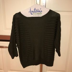 New York and Company Camo Green Sweater